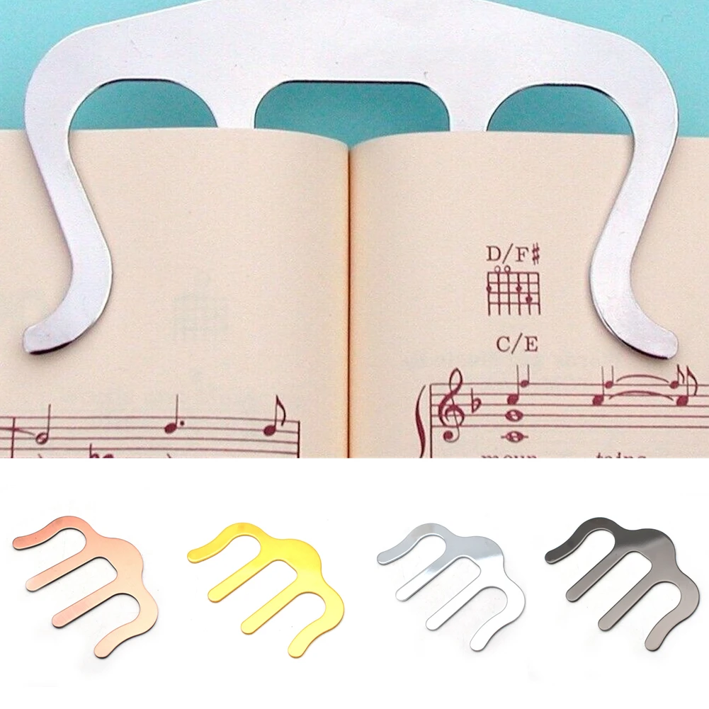 

Pianos Stands Song Book Page Holder Clip Music Note Sheet Metal For Music Book Speech Draft Cooking Recipe Magazines Newspapers