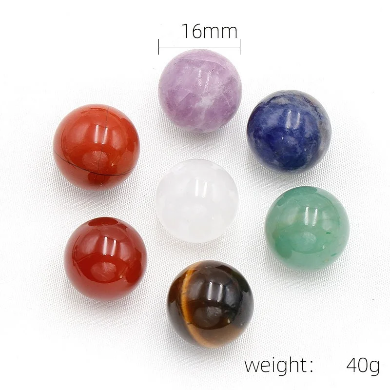 Подарок для медитации оптовая продажа натуральный Рейки 7 кристалл Шарки йога