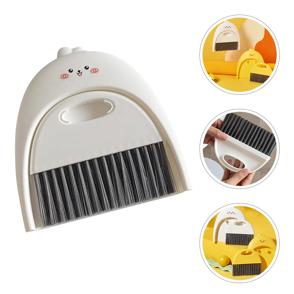 

Keyboard Small Cleaning Brush Dustpan Sweeping Countertop Brushes Portable Mini Broom Adorable Desktop