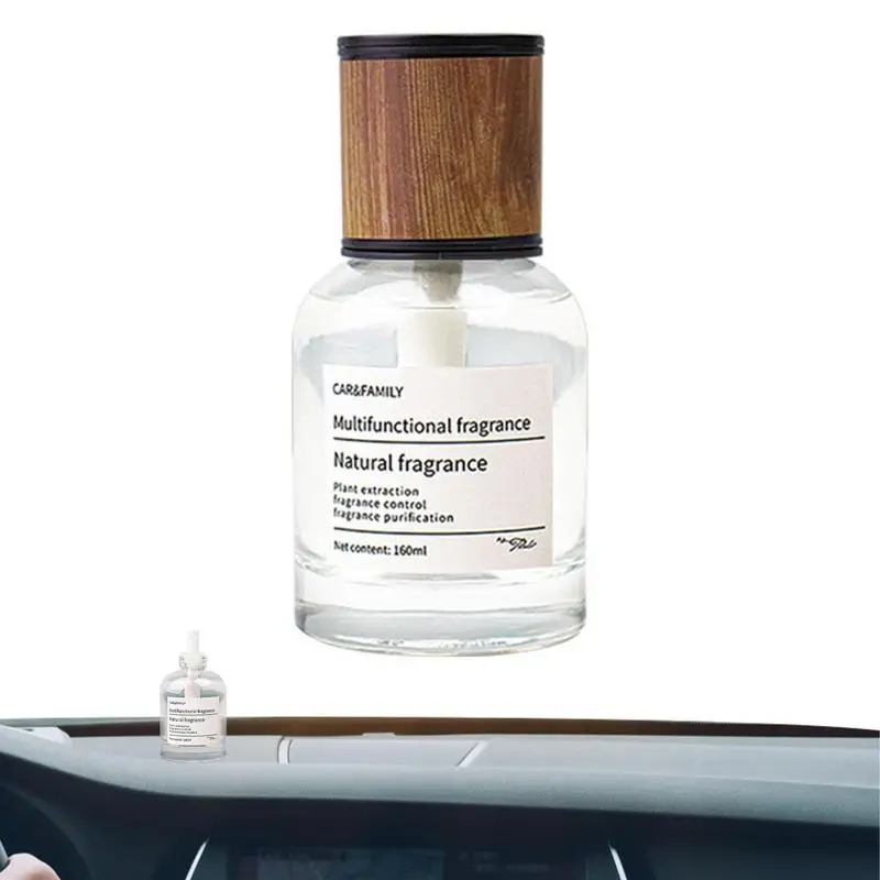 

Essential Oil Car Diffuser 160ml Fresh Automobile Aroma Diffusers Air Fresher Fragrance Ornament With Coarse Cotton Core To
