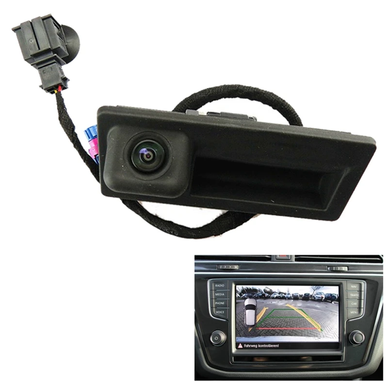 

56D827566A Car RGB Rear View Reverse Backup Camera Parking Monitoring System For-VW Passat Jetta Golf RNS315 RNS510