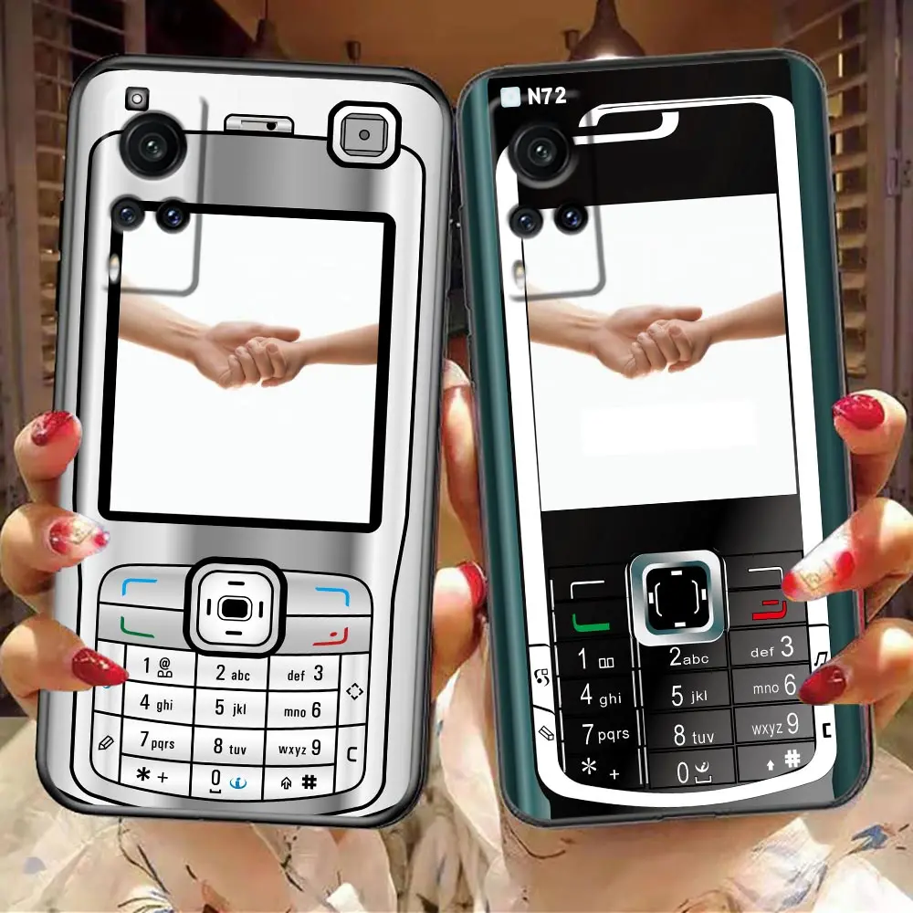

Case For VIVO X80 X70 X60 X27 X23 X21 X20 Plus V27 V25 V23 V23E V21 V21E V20 SE V19 Pro 5G Case Retro Old Nostalgia For Nokia