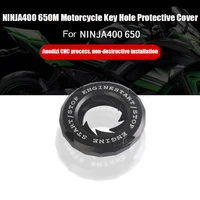 for kawasaki ninja400 650 accessories keyhole one key push start button cover universal ignition start stop decoration protector