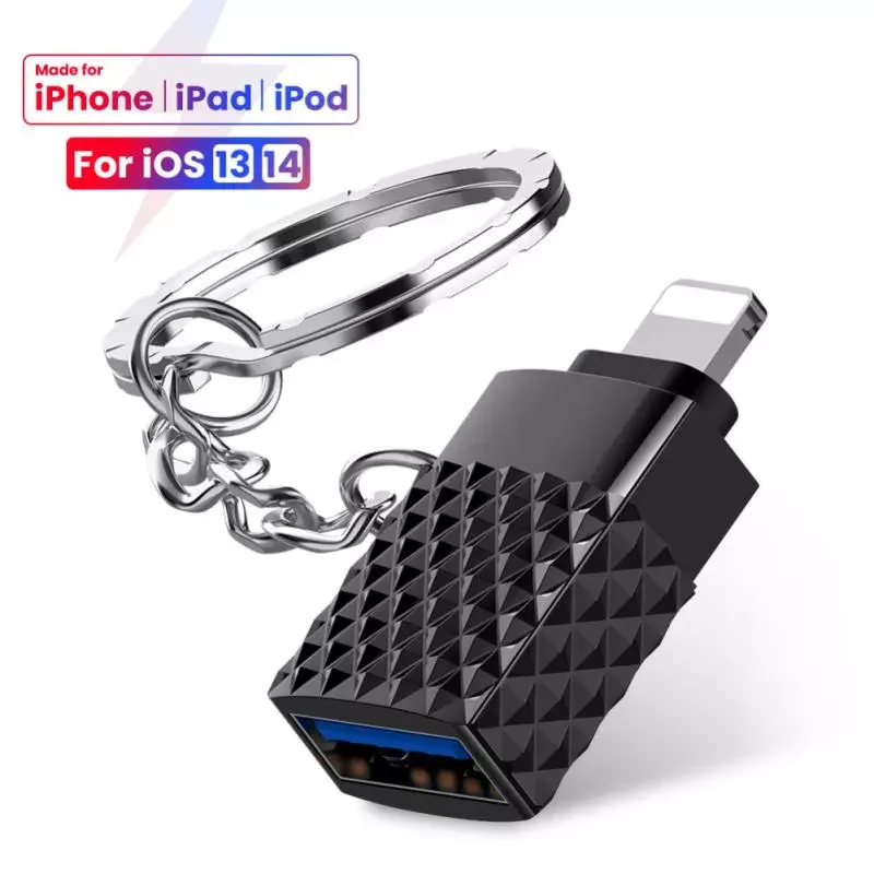 

For IPhone Connects To The USB Flash Drive OTG Adapter Lightning To Usb Converter Iphone Mobile Phone U Disk Adapter