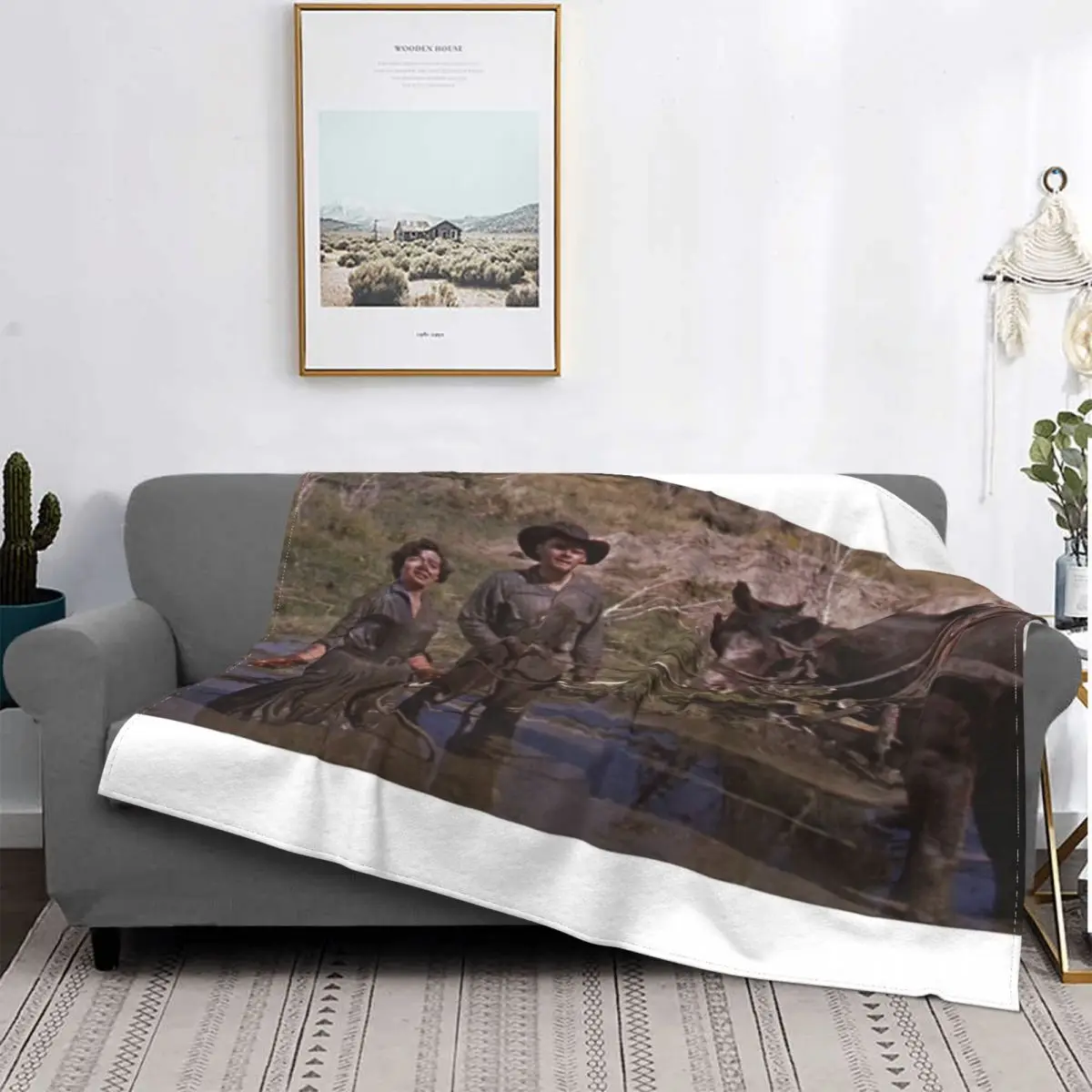 

7 de Now Budd boeticher Manta, colcha para cama, muselina a cuadros de Anime, mantas a cuadros, ropa de cama y fundas