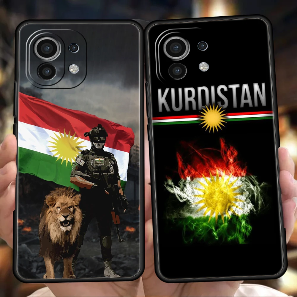 

Kurdistan Flag Phone Case for Xiaomi Poco F3 X3 X4 GT NFC M3 M4 Mi 12 9T 11 Ultra 11X 11i Note 10T Pro Lite 5G Silicon TPU Cover