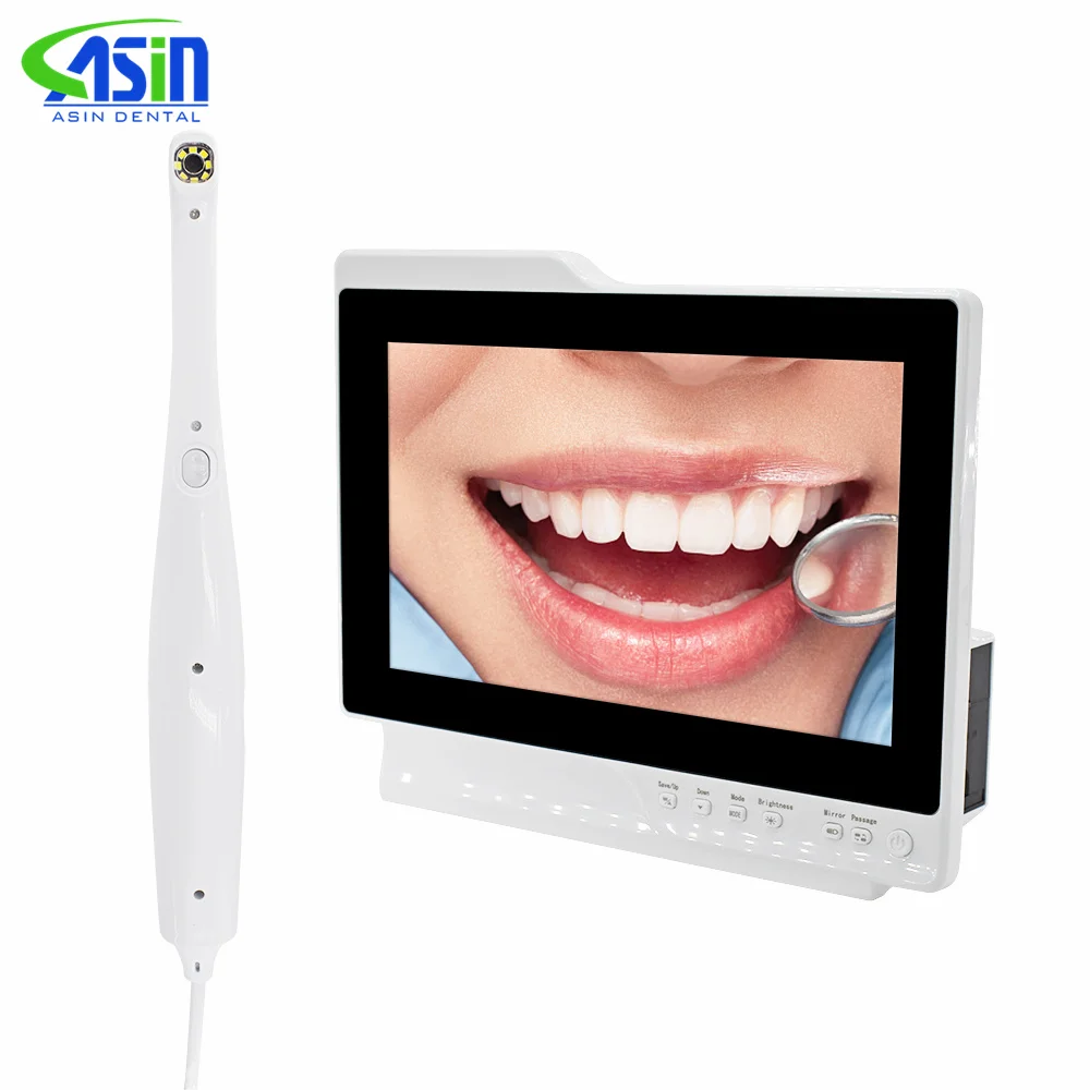 

Стоматологическое оборудование 3-в-1 с высоким разрешением чувствительности USB проводной рентгеновский пленочный ридер и интраоральная камера с ЖК-монитором