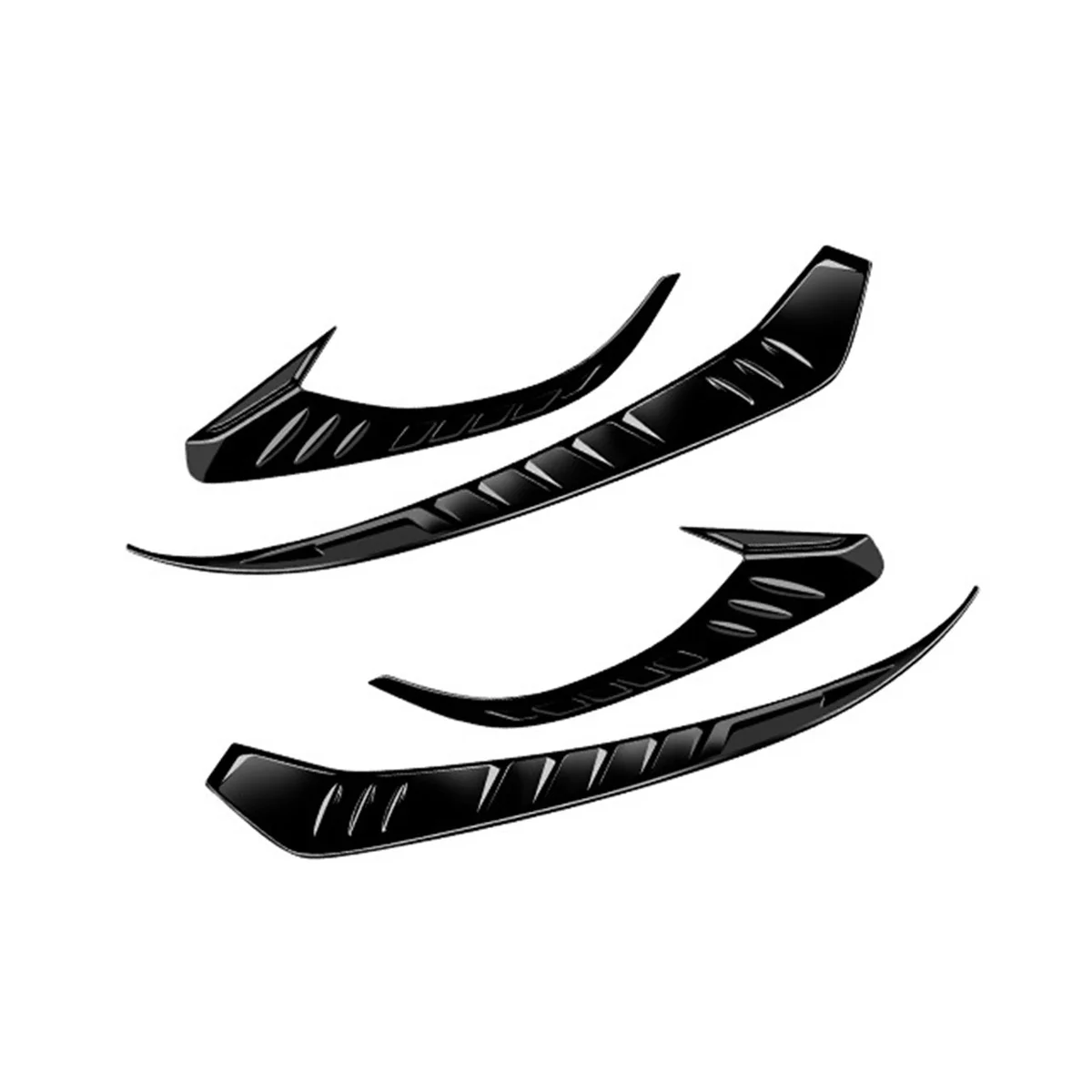 

Car Styling Front Headlights Eyebrows Eyelids Trim Strip for Honda HRV HR-V Vezel 2021-2023 lamp Eyelash Stickers B