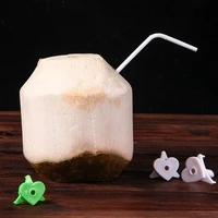 1pcs labor saving coconut opener portable manual heart shaped cute kitchen accessories reusable tapper