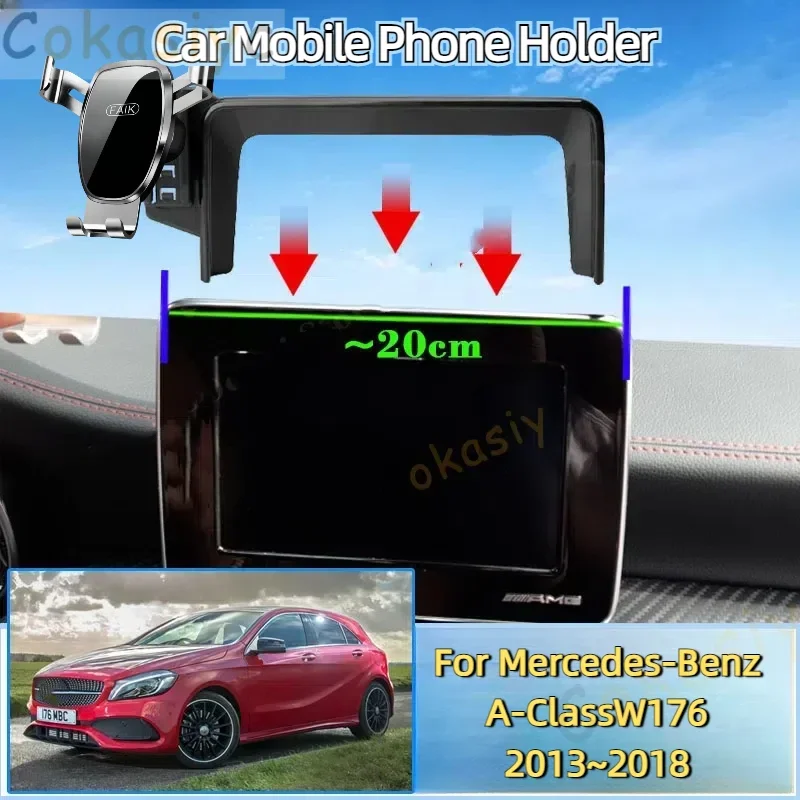 Автомобильное крепление для Mercedes-Benz A-Class A 45 AMG W176 2013 ~ 2018 держатель мобильного