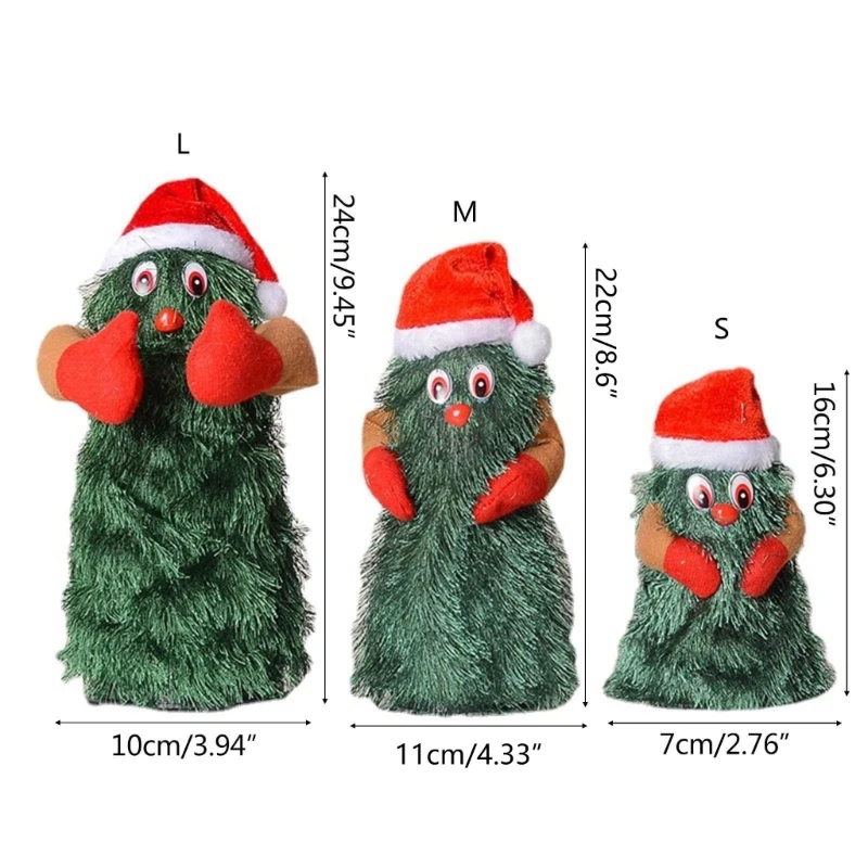 Рождественская поющая кукла танцующая рождественская елка с музыкой