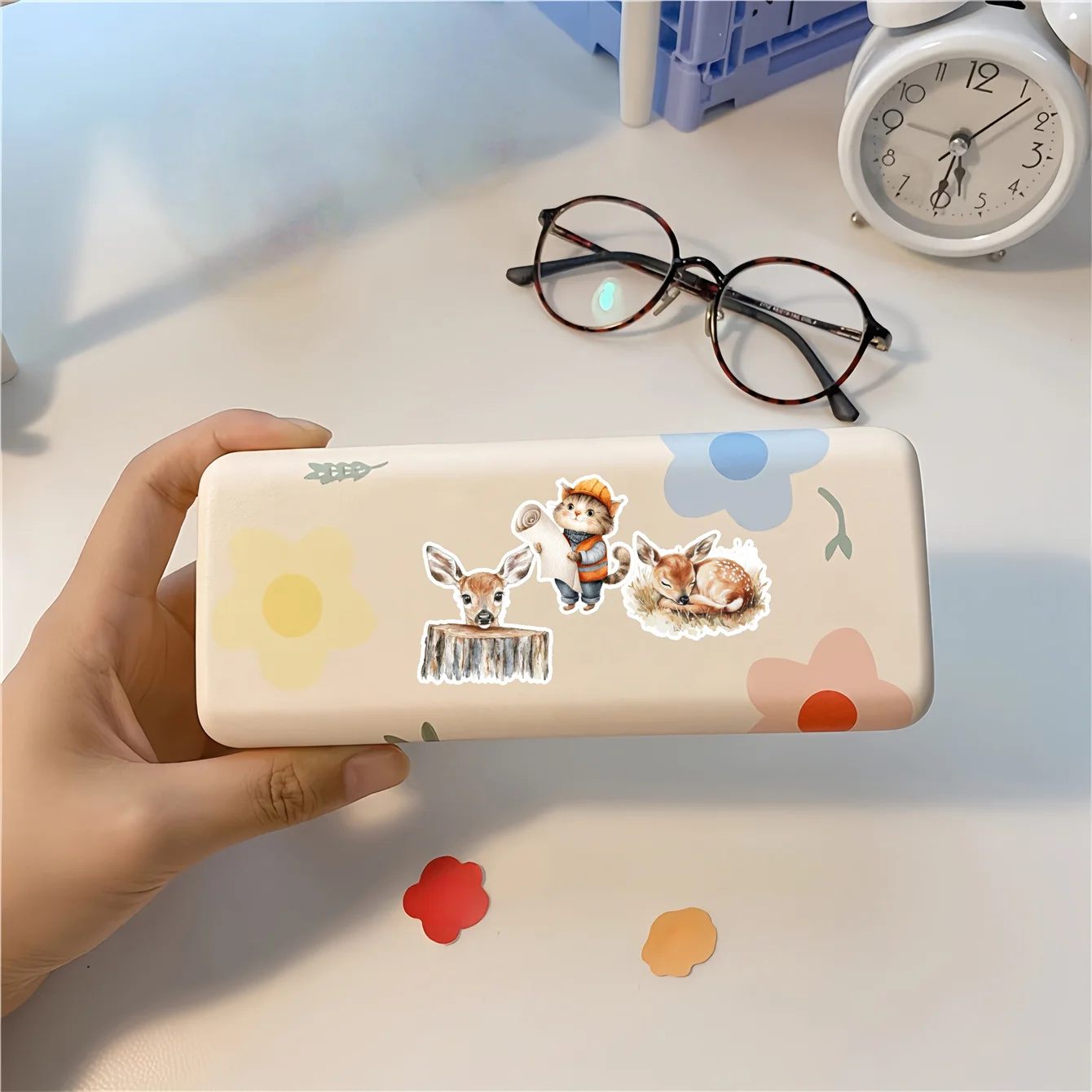Фото 20 шт. милые ретро лесной лось, пятнистый олень наклейки DIY скрапбук украшение для дневника стиль альбома канцелярские принадлежности винтажные журнальные принадлежности №3