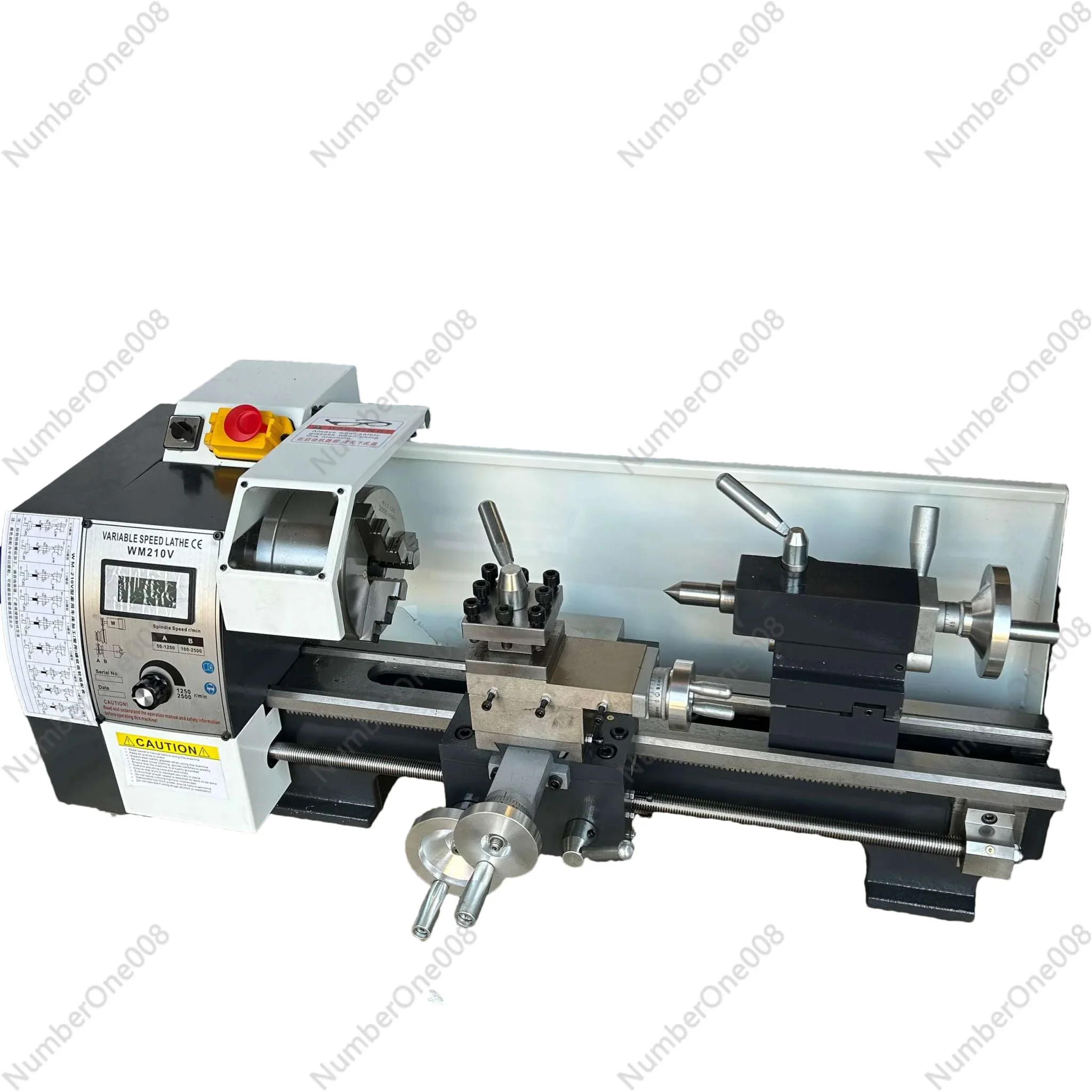 Прецизионный настольный токарный станок 210 В многофункциональный небольшой