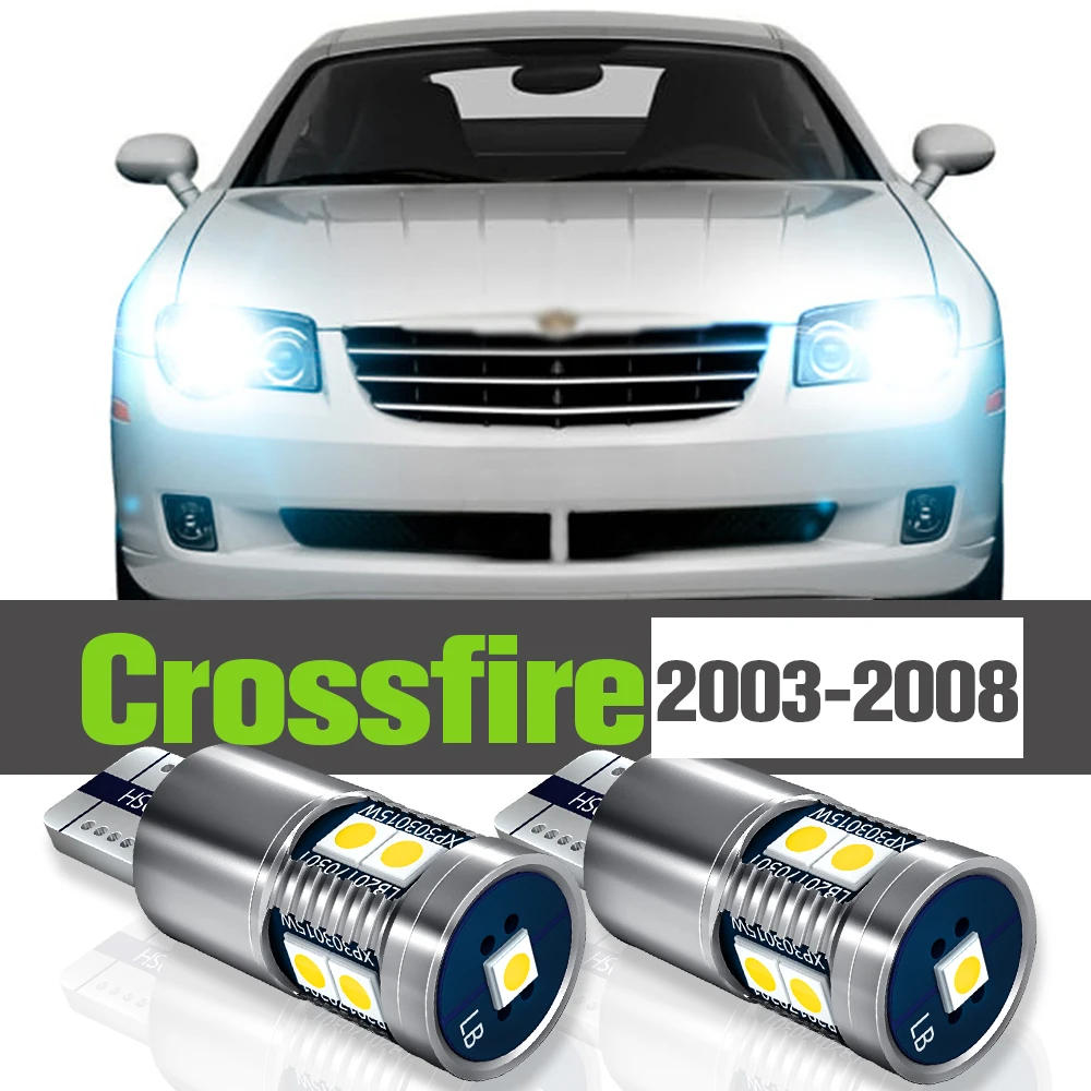 

2x LED Parking Light Accessories Clearance Lamp For Chrysler Crossfire 2003 2004 2005 2006 2007 2008