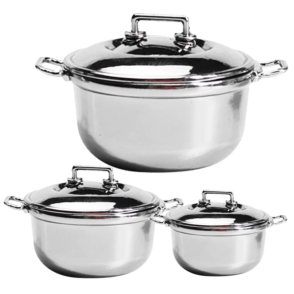 

3 шт., Детские Миниатюрные Горшки для кухни