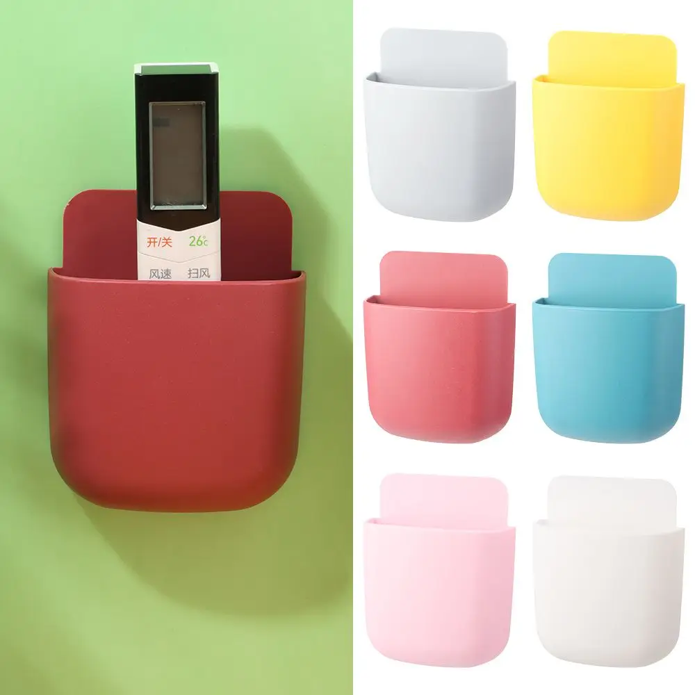 

Storage Box Storage Case Remote Control Holder Office Organiser Storage Wall Mounted Organizer Adhesive Hanger