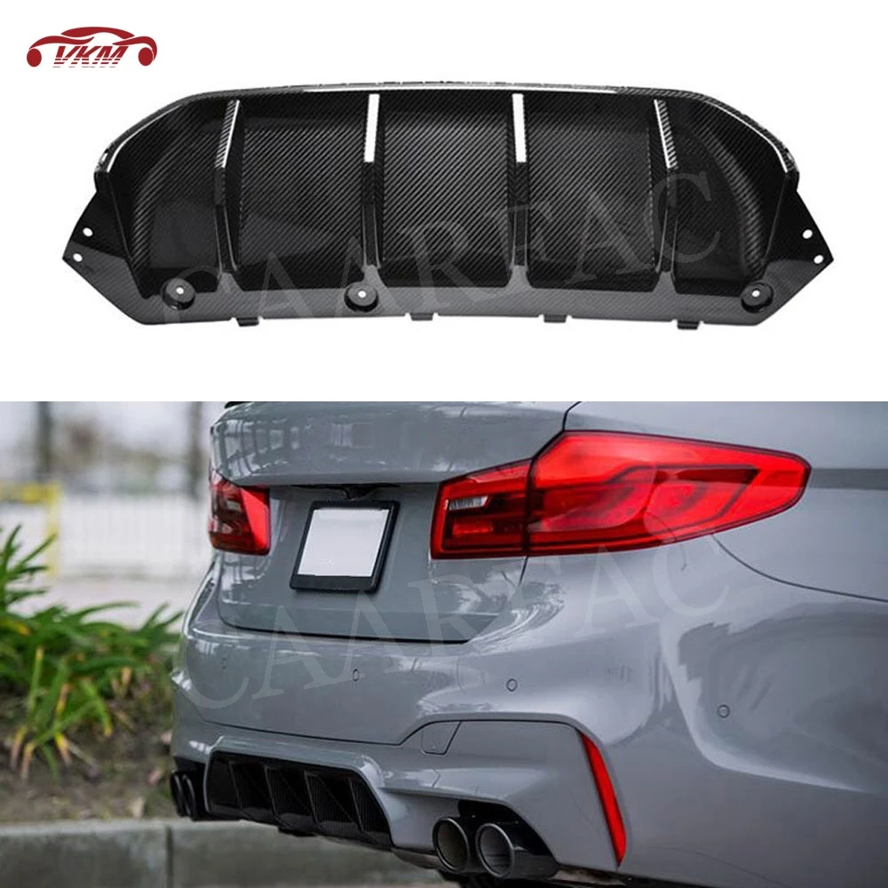 Диффузор для заднего бампера из углеродного волокна спойлер BMW 5 серии F90 M5 Седан 4