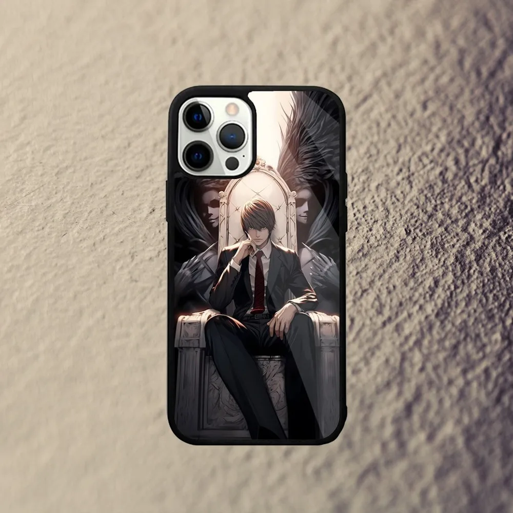 Чехол для телефона Аниме D-Death Note L iPhone 15 14 13 12 11 Plus Pro Max Mini Magsafe магнитная