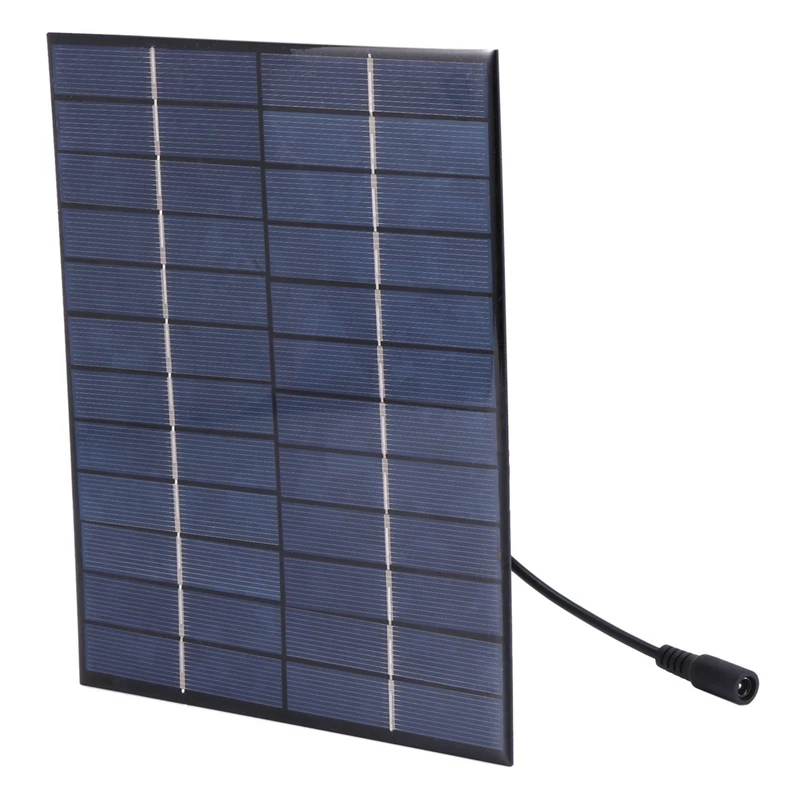 

4X 12V 5.2W Mini Solar Panel Polycrystalline Solar Cells Silicon Epoxy Solar Module System Battery Charger + DC Output