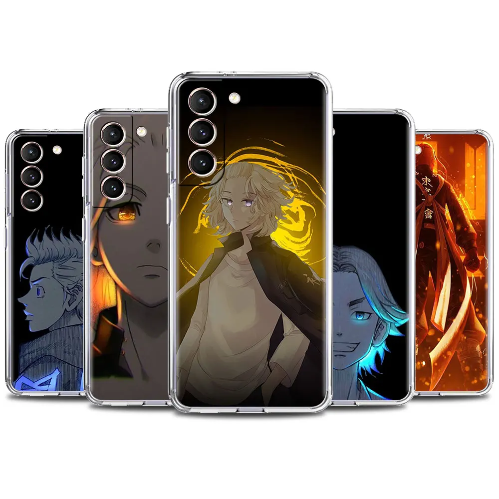 

Tokyo Rvengers Case For Samsung Galaxy S22 ultra S21+ S20FE S10 Lite S10e S9 S8 Plus s7 edge S30 Luxury Soft TPU Phone Cover Bag