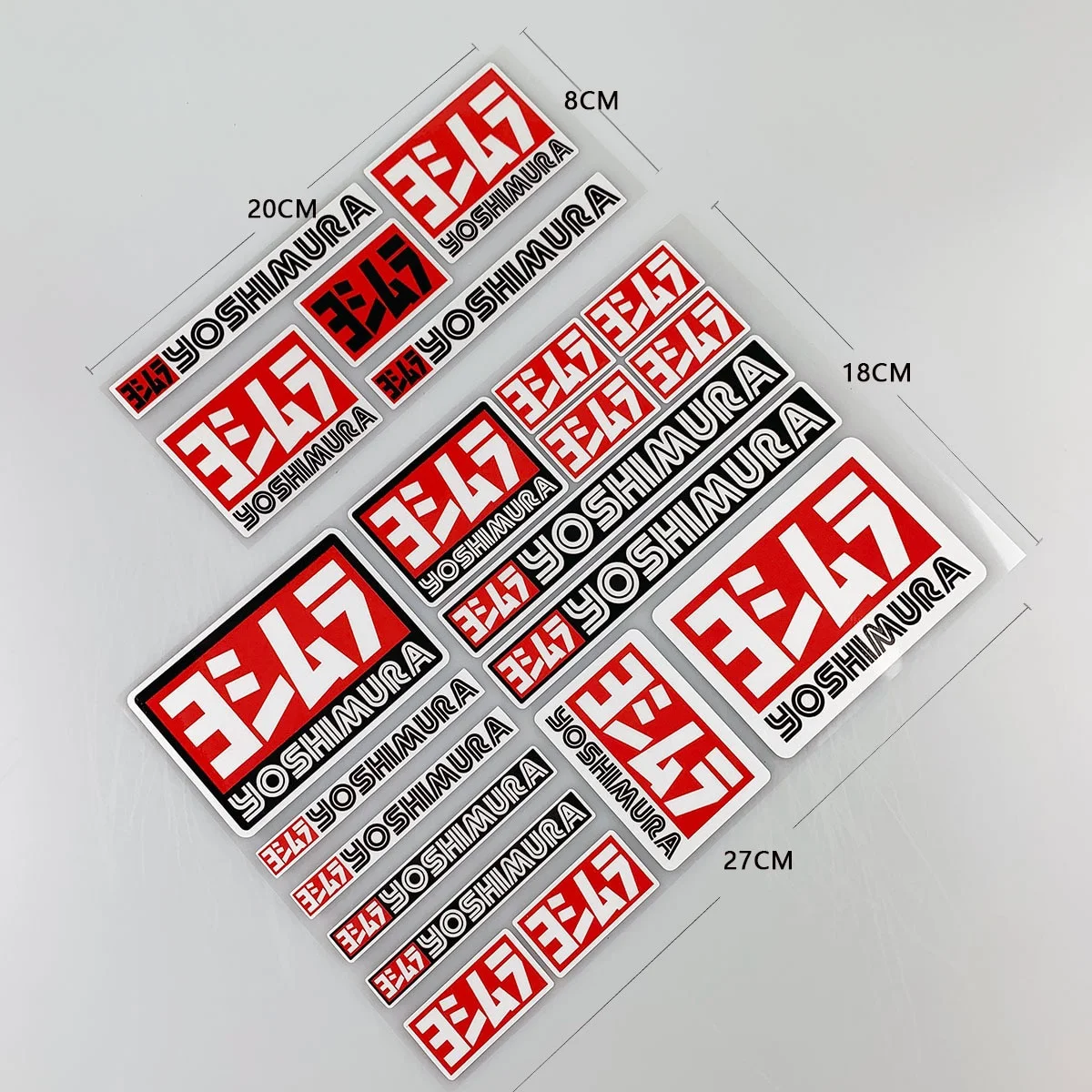 

1 Set Reflective Motorcycle Side Strip Bike Helmet Yoshimura Sticker Car Styling Vinyl Decal For MotoGP GoPro NGK