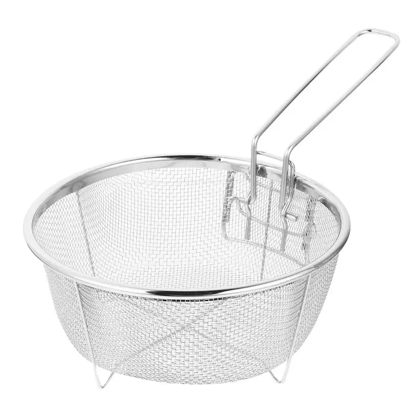 

Stainless Steel Skimmer Strainer Colander Mesh Deep Fryer Oil Frying Scoop Noodles Dumpling Sieve Kitchen Tools Kitchenware