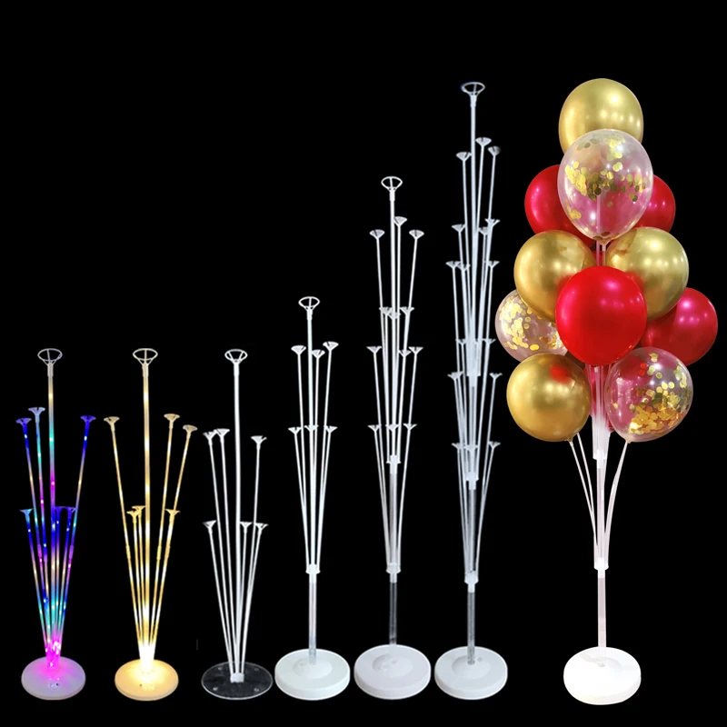 

13/7/19/11 Tubes Balloons Stand Holder Balloon Column Confetti Ballons Birthday Party Decoration Kids Baby Shower Wedding Baloon