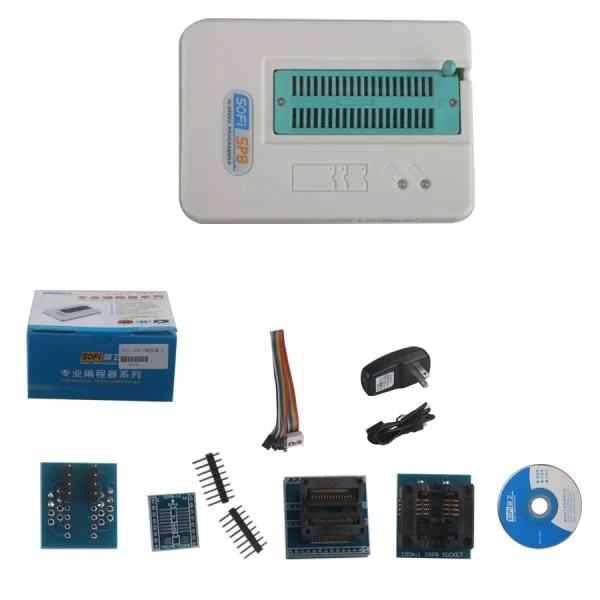 

SOFi SP8-F USB Programmer+Offline Programming EEPROM SPI BIOS Support 5000+Chip