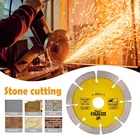 Алмазный режущий диск 4,5 дюйма, циркулярная пила обмин, быстрая резка, непрерывная Сегментированная турбо-обод, колесо для сухого и влажного резания