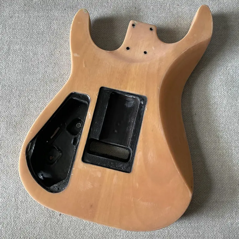 EB967 натуральный твердый корпус необработанной электрогитары Okoume 2 поворотных