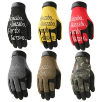 akinzabo brand breathable wearproof tactical gloves sports outdoor cycling bicycle riding mittens men women army military gloves