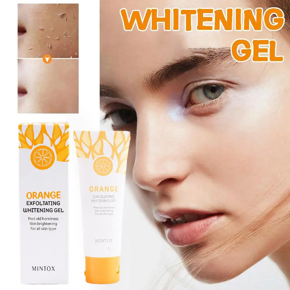 

Peeling Gel 50g For Face Orange Brightening Gel Dead Skin Remover For Face Gently Exfoliator For All Skin Types Face Moistu S3S3