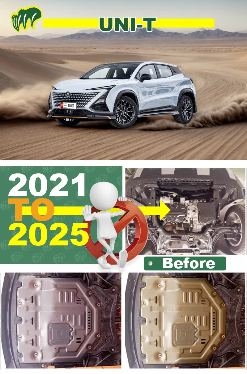 Для ChangAn UNI-K-T unik 2021 задняя Защитная панель двигателя автомобильные аксессуары под