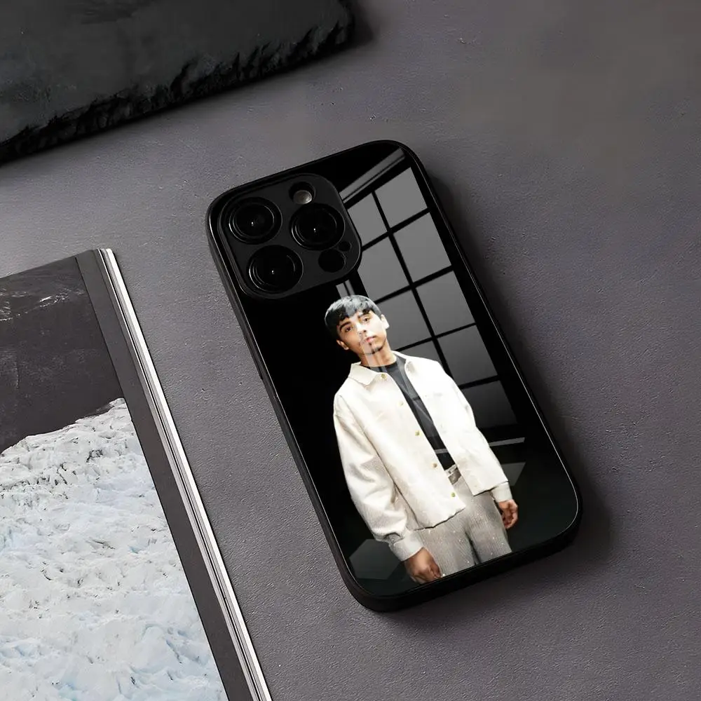 Фото Чехол для телефона Rapper I-Ivan C-Cornejo для iPhone 17 Air 16 E Pro Max 15 14 13 Mini 12 Pro 11 Max Plus, черный, стеклянный №2