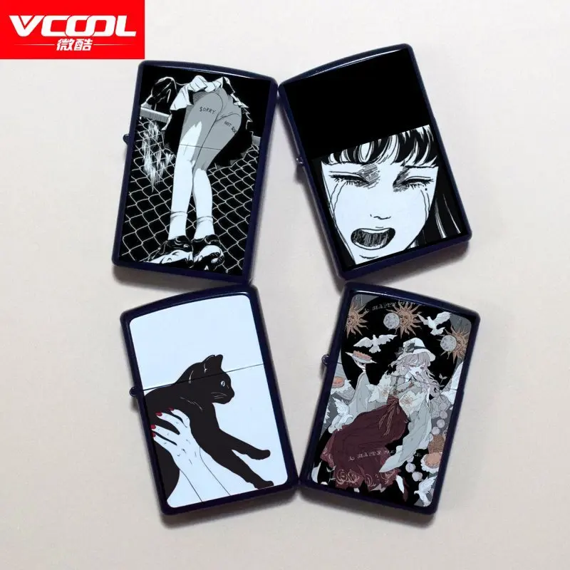 

Goth Beauty Lighter Creative Personality Kerosene Lighter