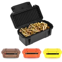 tactical bullet seal box field shockproof ammo storage box edc shockproof waterproof box sealed safety equipment for hunting