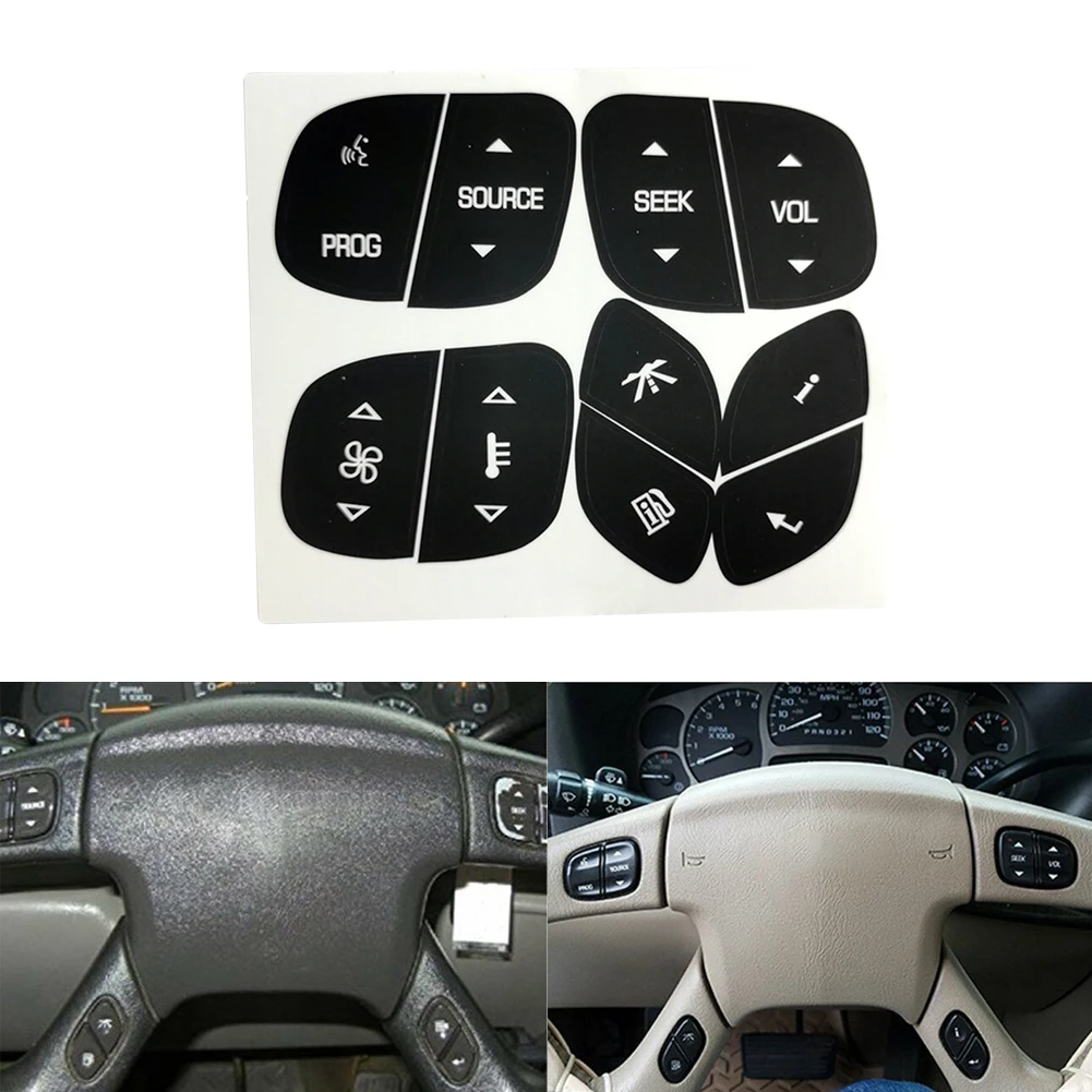 

Наклейки для кнопки управления рулевым колесом, наклейки для Chevrolet aval2003-2006, наклейки для восстановления управления рулевым колесом