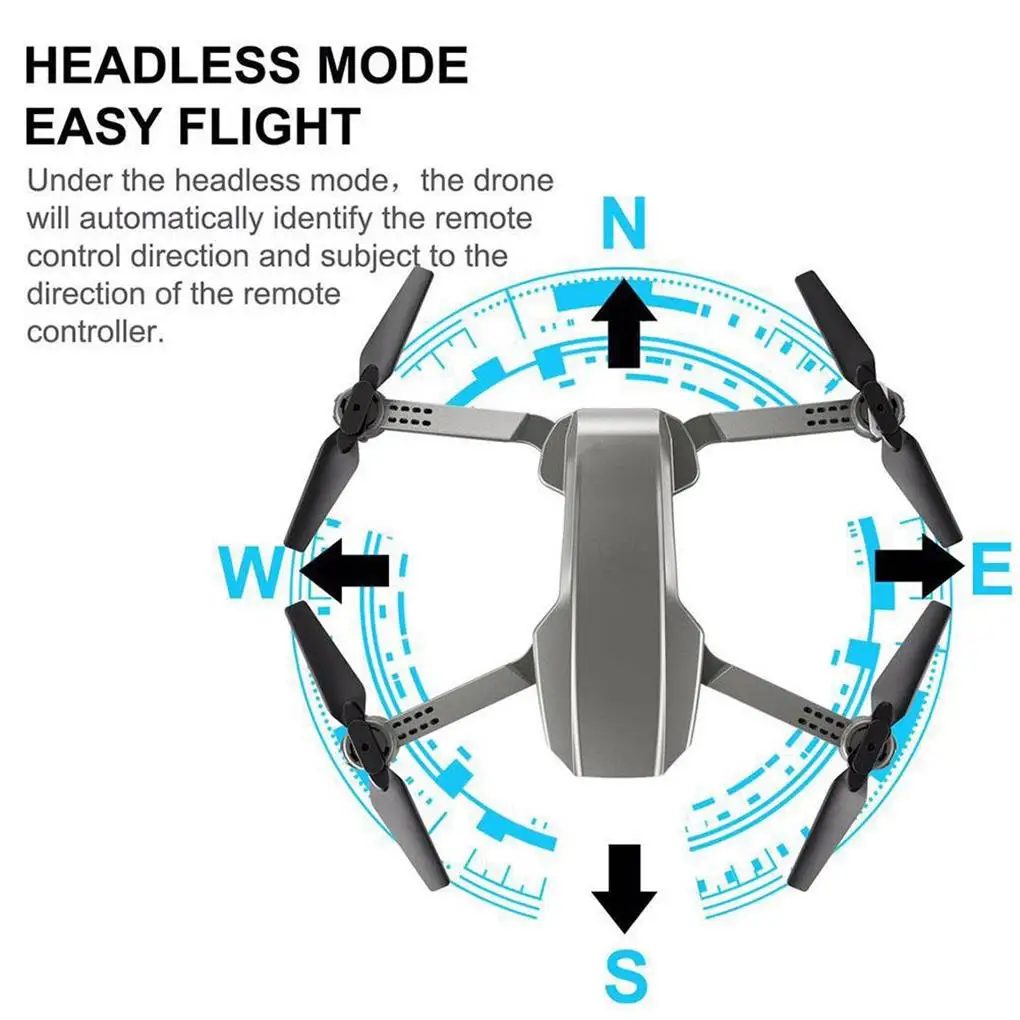 

Мини-Дроны для детей с двойной камерой HD Радиоуправляемый вертолет игрушки подарки для мальчиков девочек складной Радиоуправляемый квадро...