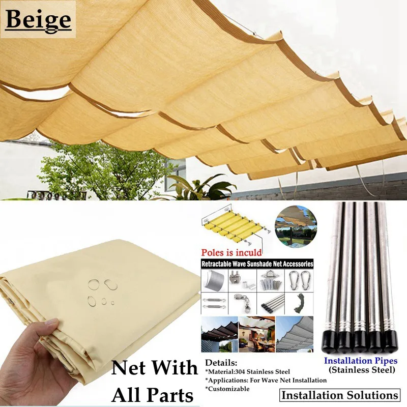 

Солнцезащитная сетка Tewango 300D 2.5x3m~3x6m