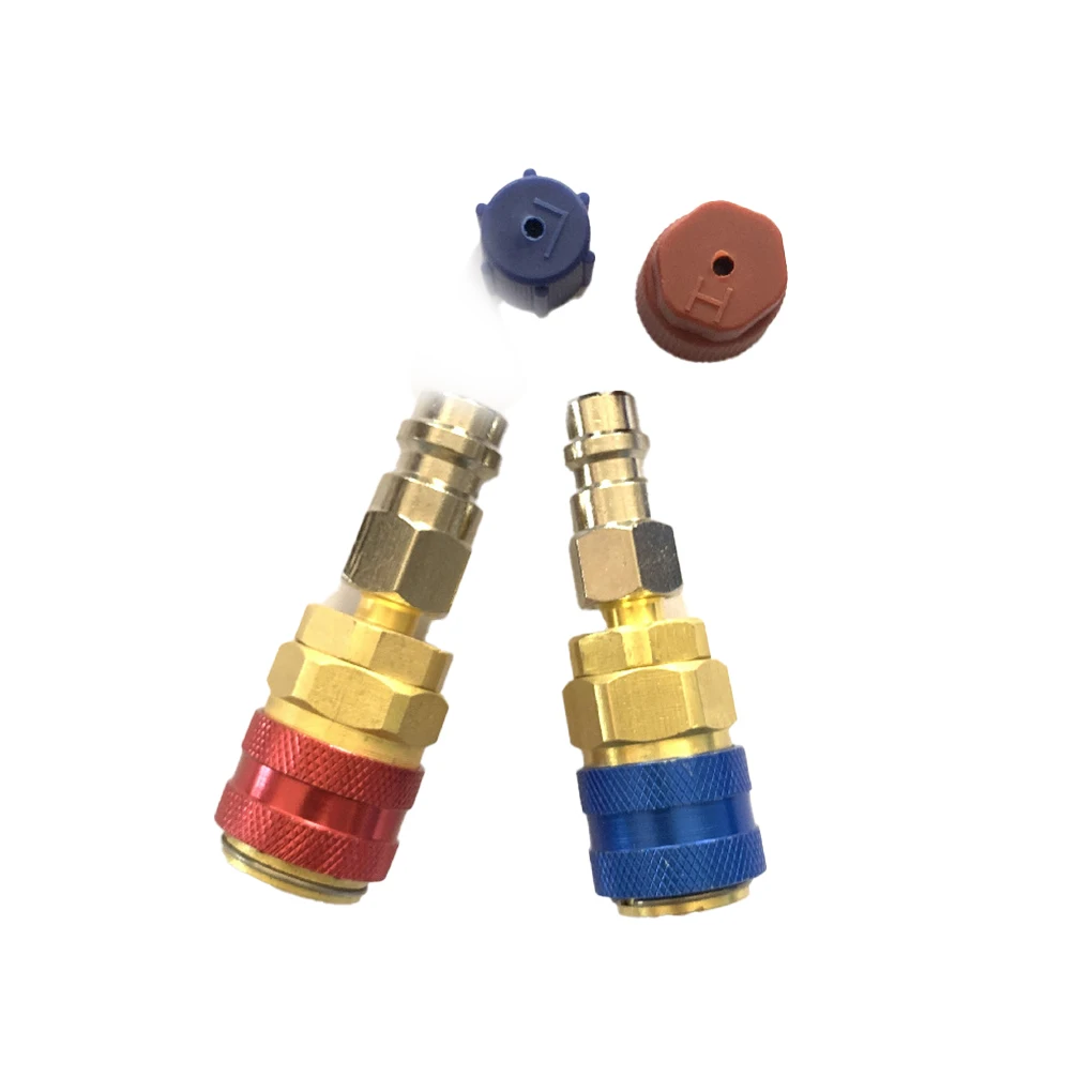 

1 комплект Автомобильный адаптер для кондиционера портативный Съемный Профессиональный быстросъемный герметичный соединитель Адаптер