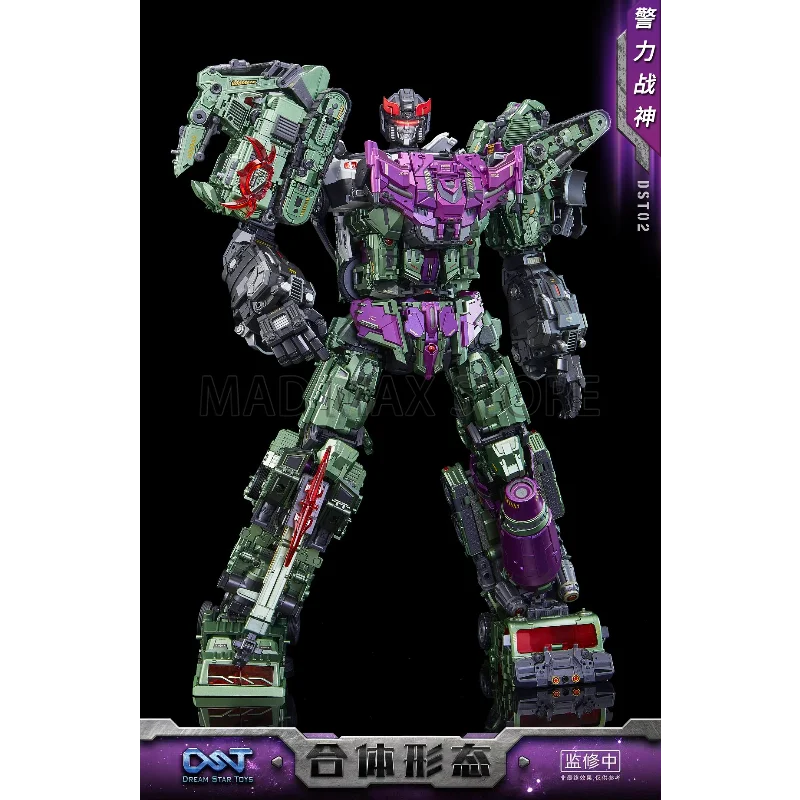Новые игрушки Dream Star Toys DST02-007: Мощный Бог Войны, Полицейский Бог Войны, Воин-полицейский на машине, Коллекционные фигурки, Подарки (art.: 3920dbc271d77) - 3920dbc271d77
