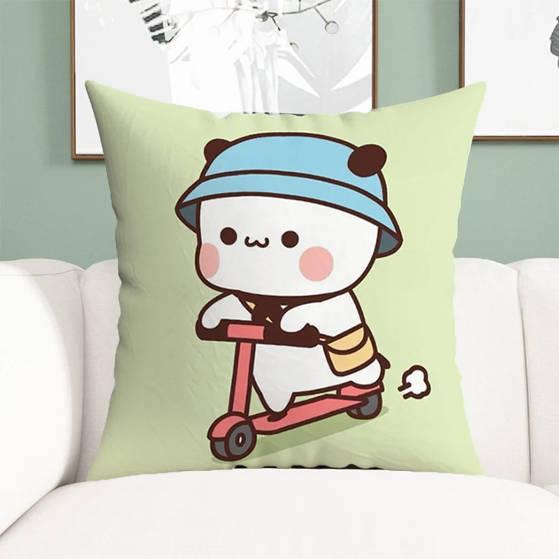 

Peach Cute Cat Cushion Cover Pillowcases for Pillows Decor Home Throw Pillow Covers Short Plush Pillowcase Car Sofa Decorative