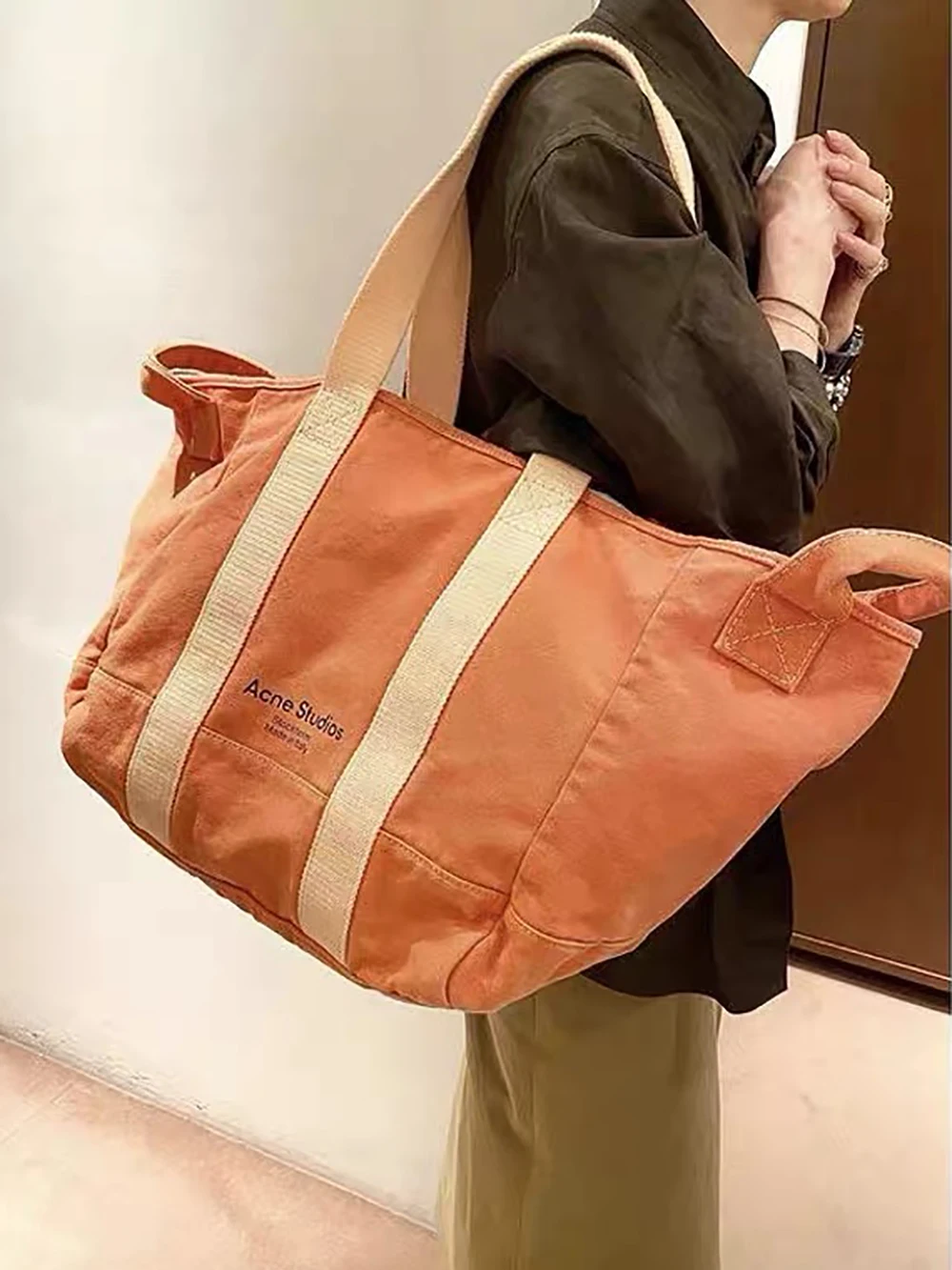 

Холщовая Сумка ZESSAM для покупок большой вместимости с графическим принтом и надписью, Повседневная Ретро-сумка Классическая вместительная ...