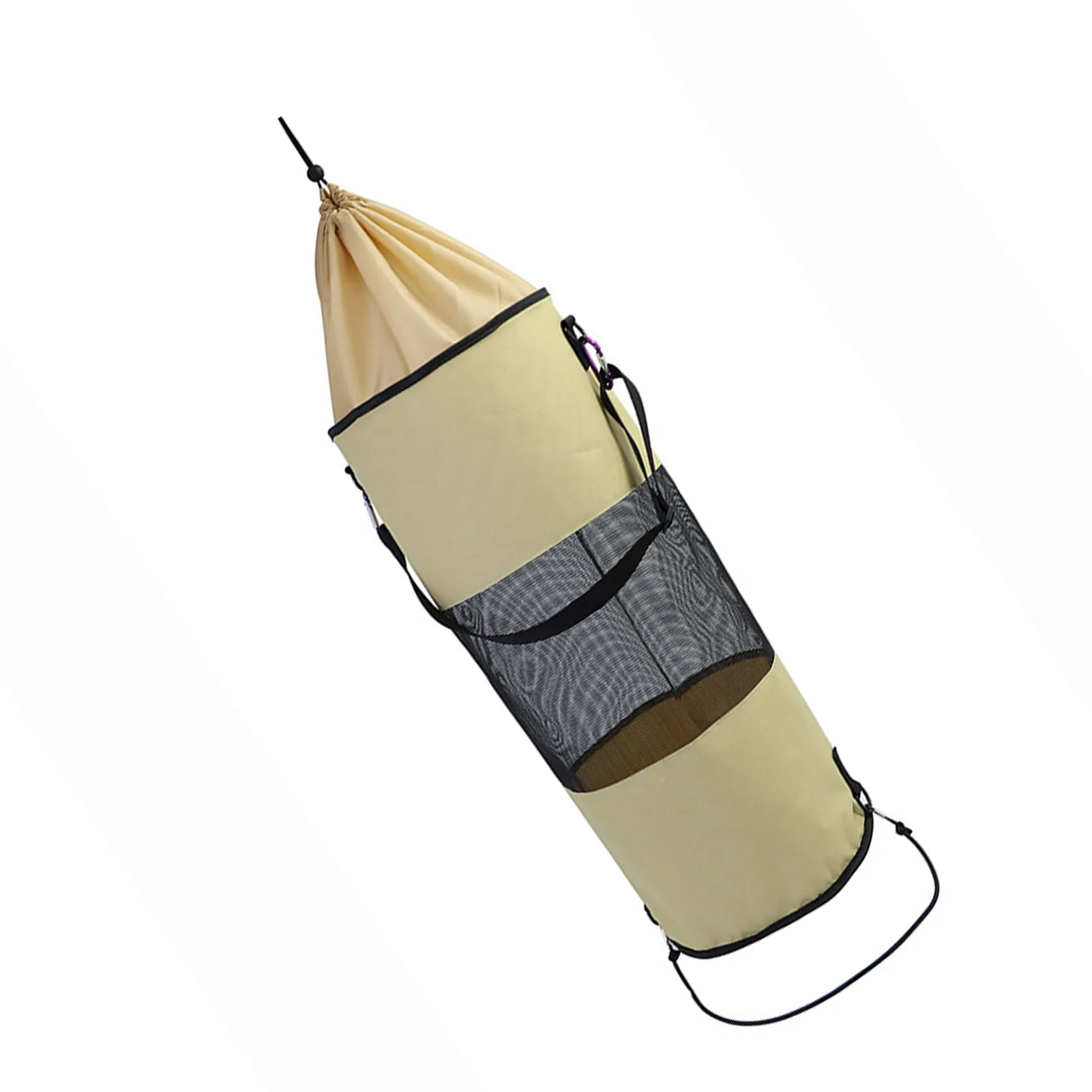 

Ship Garbage Storage Bag Large Opening Boat Trash Can With Zipper Tough Durable Collapsible Mesh Trash Can For Boat Kayaking