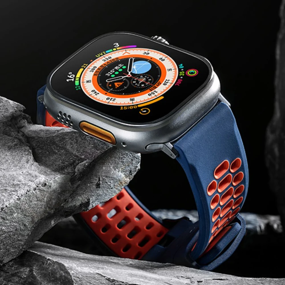 

Ремешок силиконовый для Apple Watch Band 44 мм 45 мм 49 мм 45 мм 42 мм