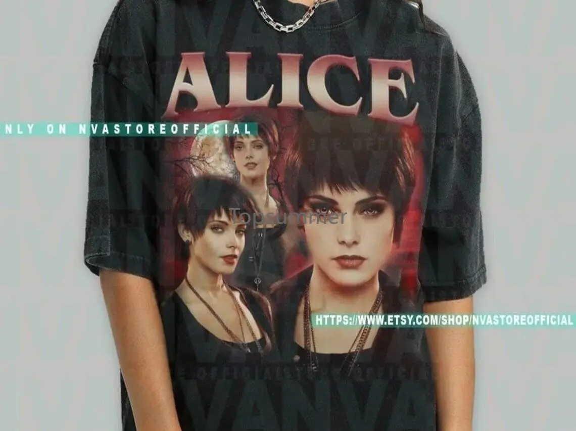 

Alice Shirt Nva21 Twilight Saga Alice Cullen Tshirt Robert Pattinson Tee Vintage 90S Graphic Tee