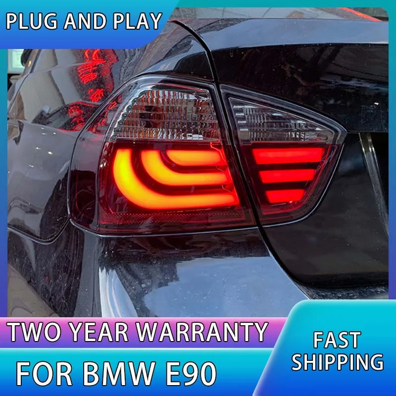 

Стайлинг автомобиля для BMW E90, задняя фонарь 2009-2012 для 3 серии, задняя фонарь, 4 шт., фонарь Drl, сигнал поворота, тормоз, задняя фонарь