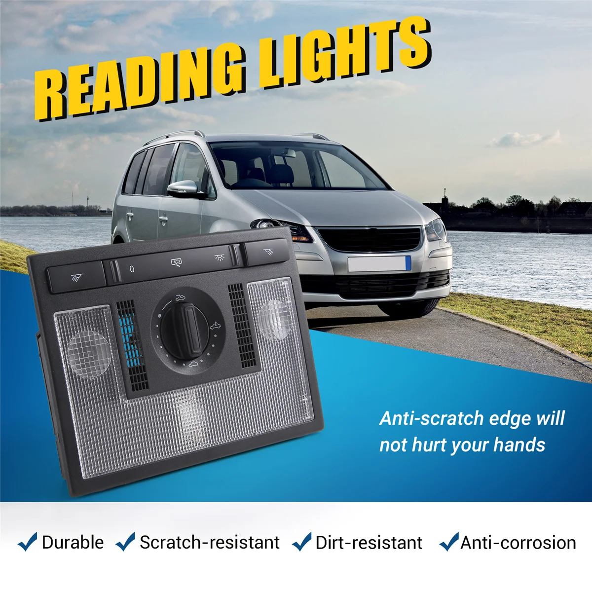 Автомобильная передняя лампа для чтения купольная переключатель света VW Beetle Jetta