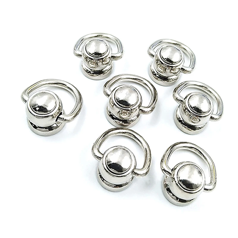 10 шт. поворотные шипы для сосков с кольцом сумка из чистой меди