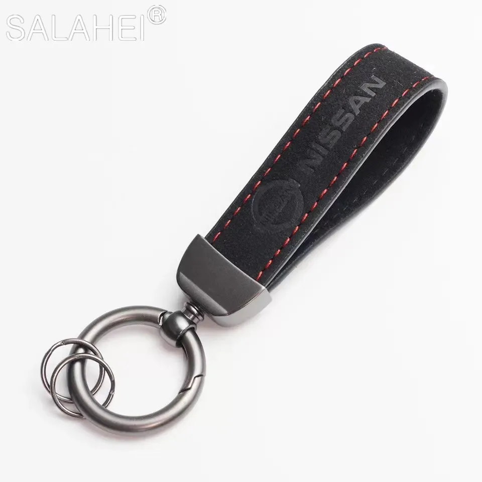 

1PC Car Emblem Keychain Decoration Keyring For Nissan X-trail Almera Tiida Patrol Teana J32 Skyline V36 Qashqai Note Accessories